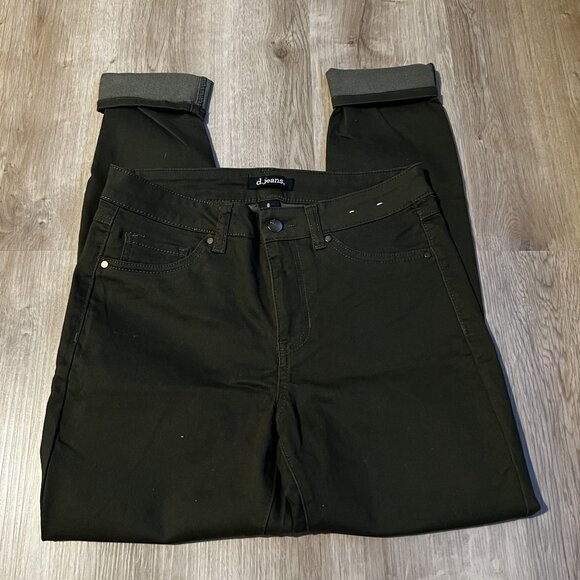 NWT D.Jeans Recycled Sateen High Waist Skinny Pants size 8 new - Picture 2 of 10